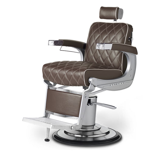 Takara Belmont Apollo Icon Diamond Stitch Barber Chair