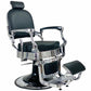 Havana Barber Chair - Chrome Frame - Black Upholstery