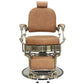 Havana Barber Chair - Antique Frame - Tan Upholstery